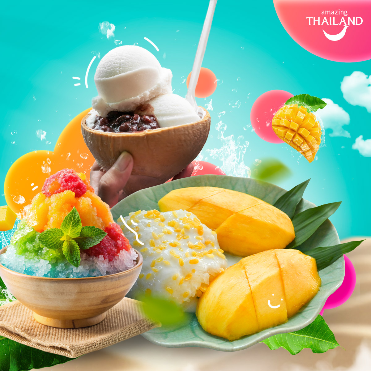 อากาศร้อนแค่ไหน .. ของหวานไทยก็เอาอยู่!